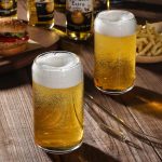 NETANY Drinking Glasses with Glass Straw 4pcs Set - 16oz Can Shaped Glass Cups, Beer Glasses, Iced Coffee Glasses, Cute Tumbler Cup, Ideal for Whiskey, Soda, Tea, Water, Gift - 2 Cleaning Brushes - Image 3